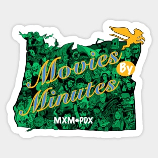 Movies by Minutes PDX Sticker